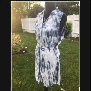 SALE🔥💙Inc light cool, blue tie dye dress 12